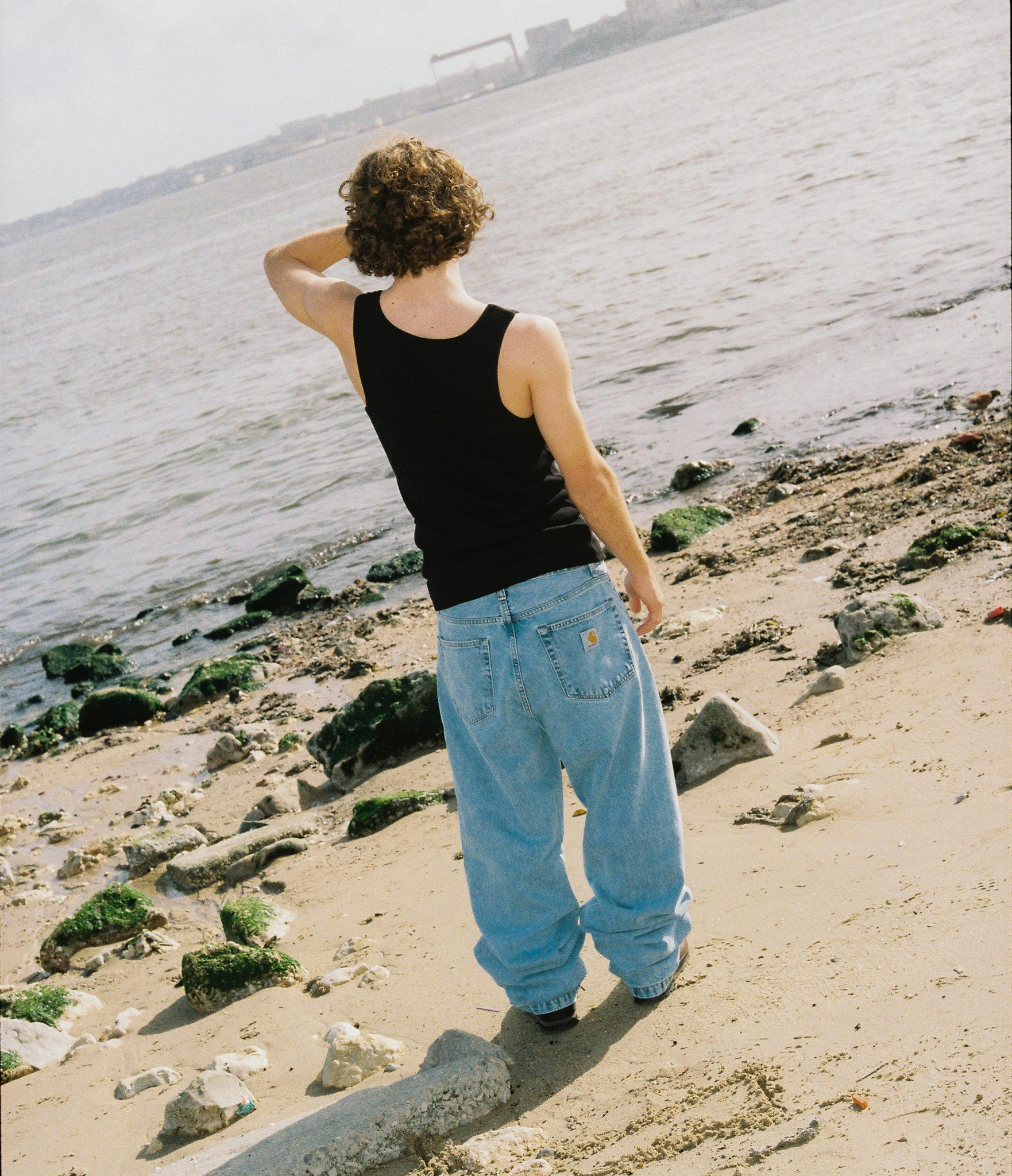 Carhartt Wip - Man - White / Blue - Lifestyle main image 0