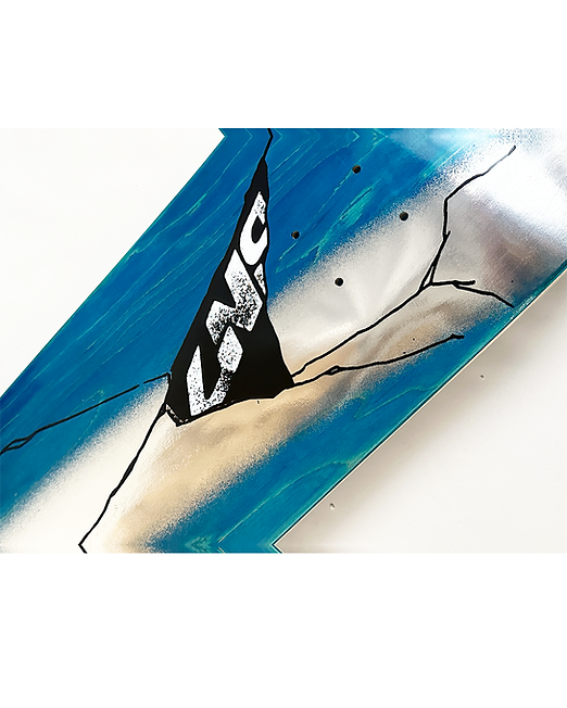 L8004 Deck - Chrome / Blue