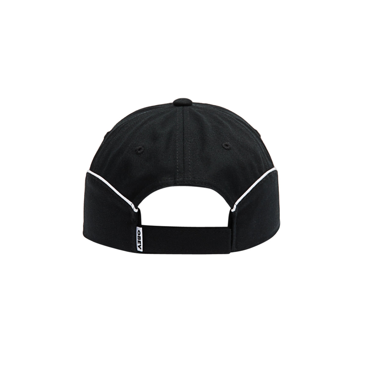 Rewind 6 Panel Cap - Black