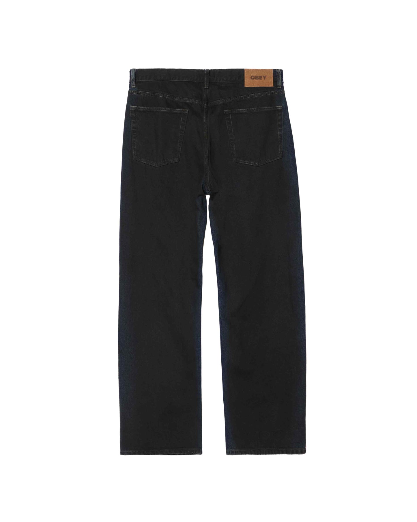 Classic Baggy Spray Denim Jeans - Indigo Spray