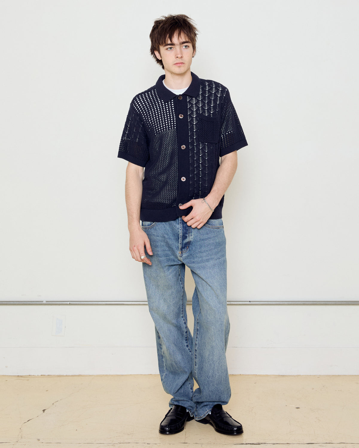 Preston Sweater Shirt - Navy