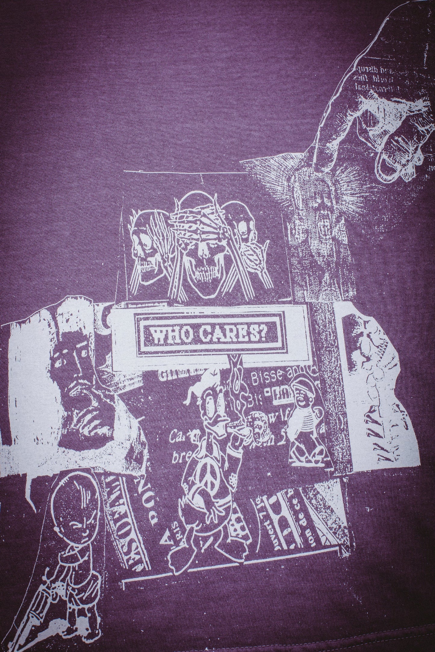 Who Cares Tee - Blackberry
