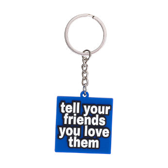 TYFYLT Double Sided Keyring - Blue