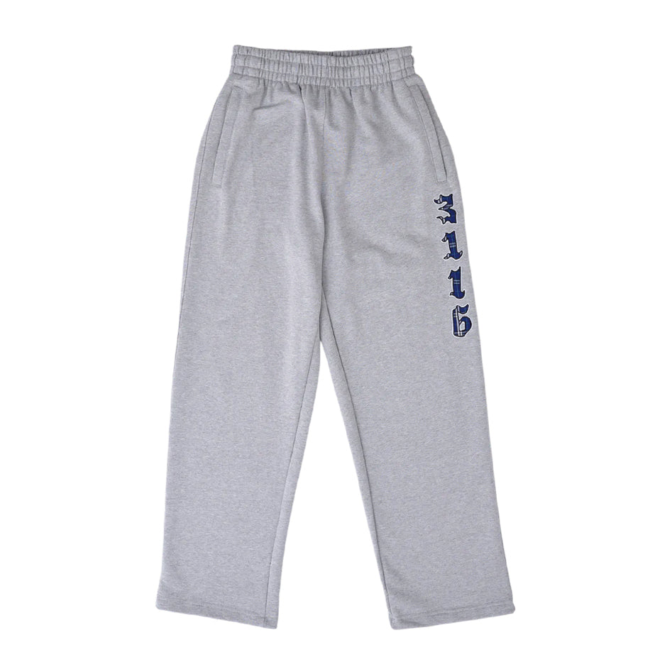 3116 Open Cuff Joger - Grey