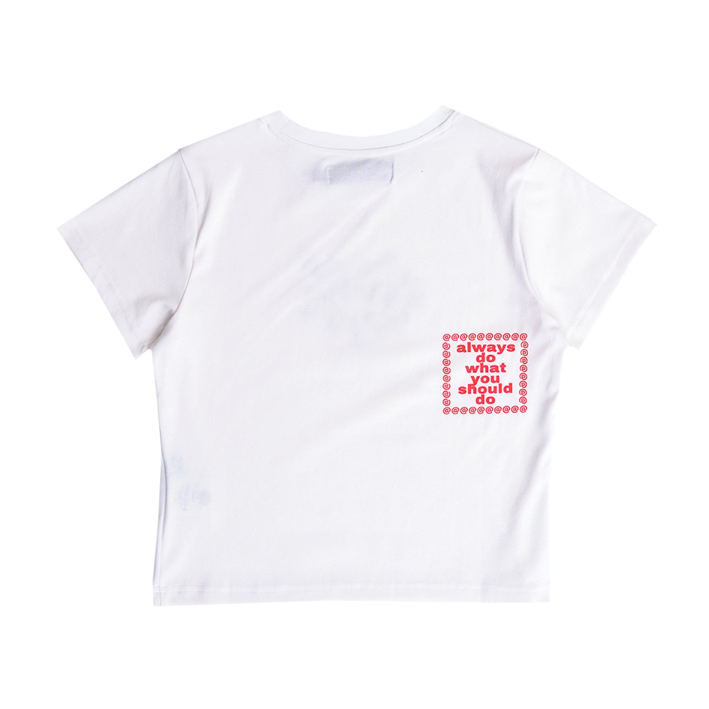 Heart Sun Baby Tee - White