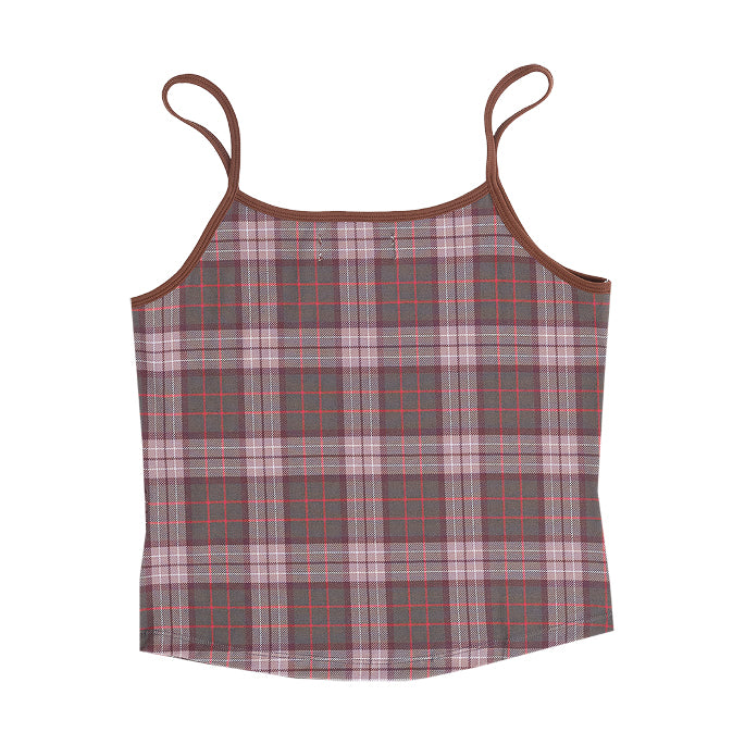 He@rt Logo Cami Top - Plaid