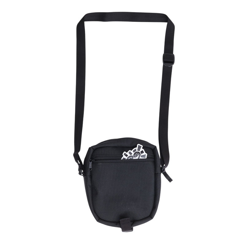 6 Pocket Side Trapper Bag - Black