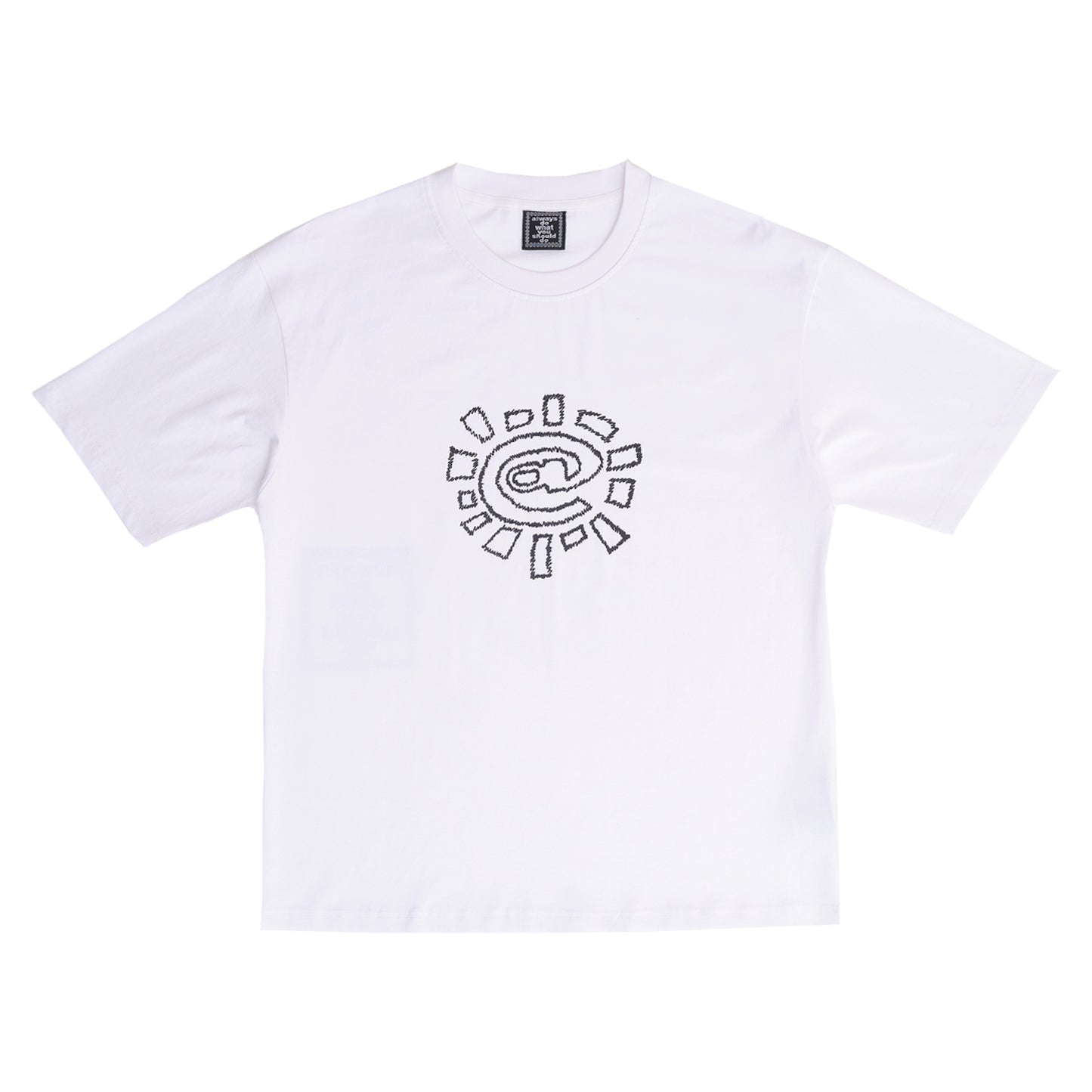 Sketchy @Sun Tee - White