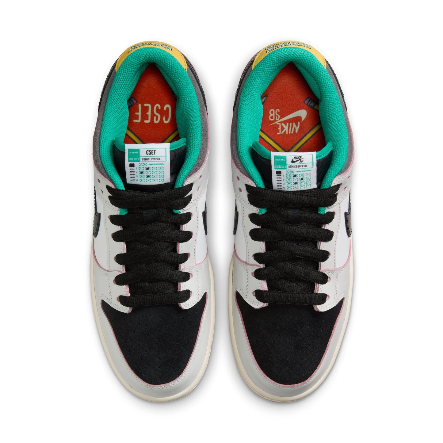 Dunk Low x CSEF - White / Black - 1 unit per customer 🚨