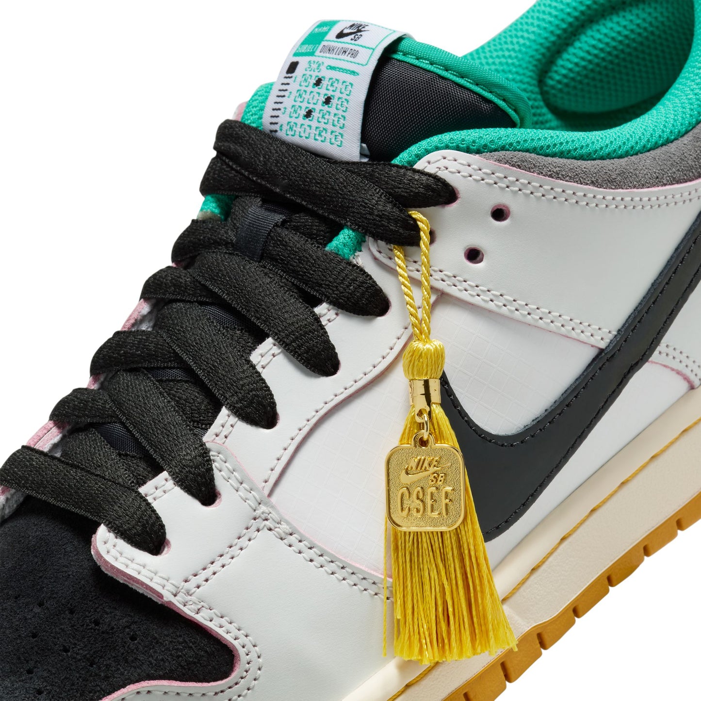 Dunk Low x CSEF - White / Black - 1 unit per customer 🚨