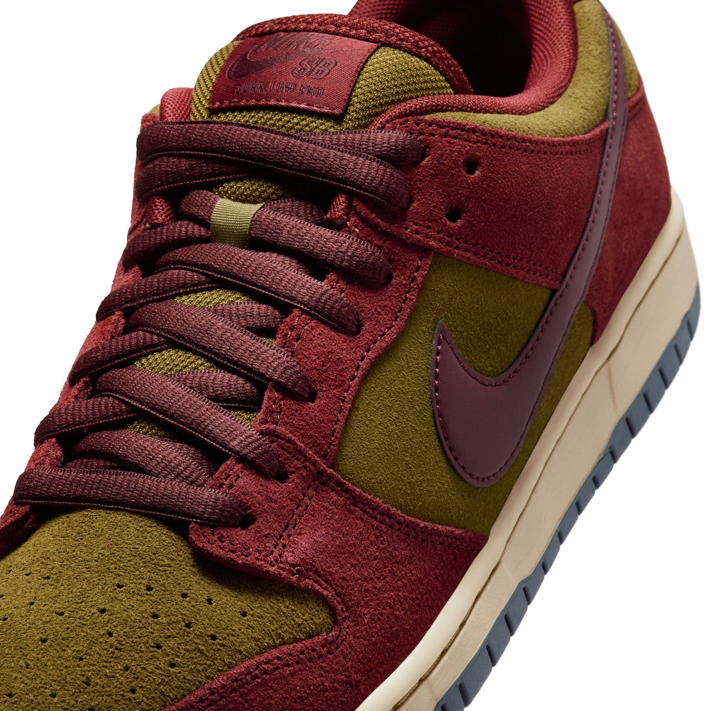 Dunk Low Pro - Dark Team Red / Olive Flak