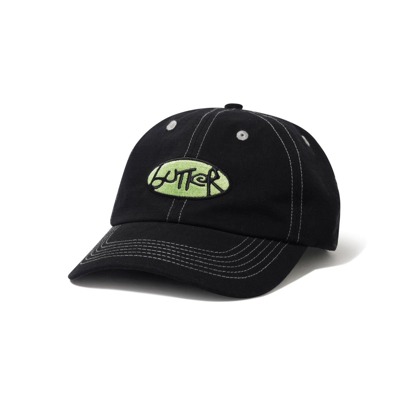 Abseil 6 Panel Cap - Black