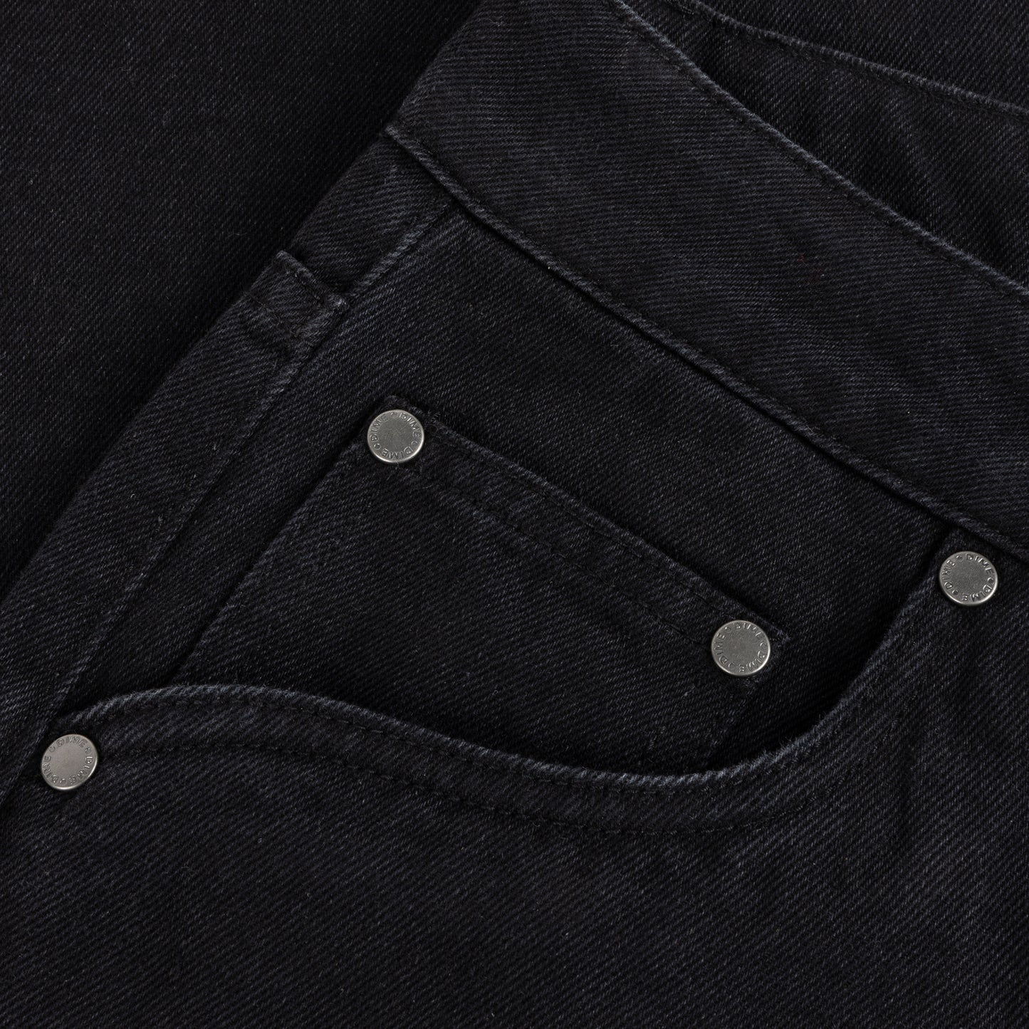 Baggy Denim Pants - Black