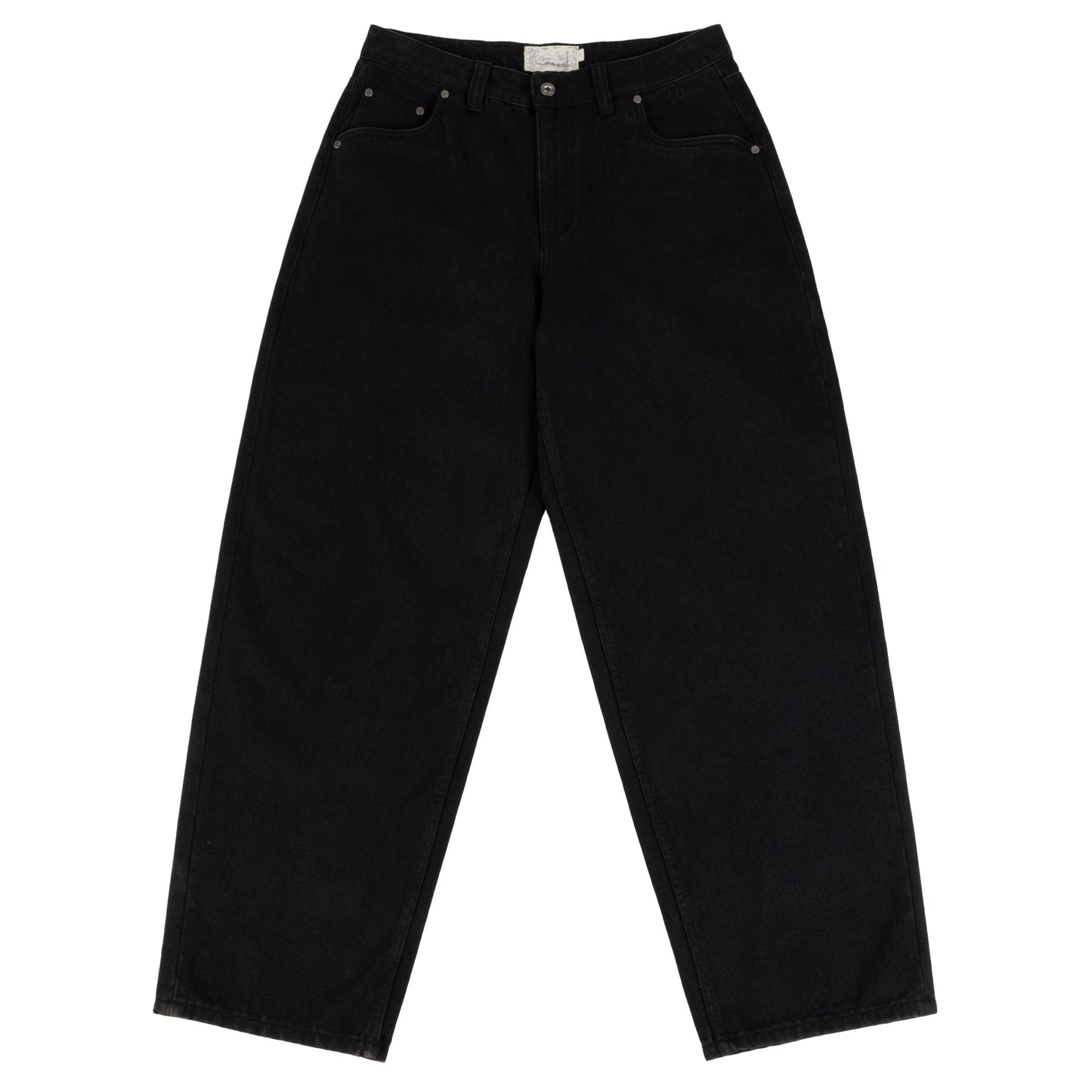 Baggy Denim Pants - Black