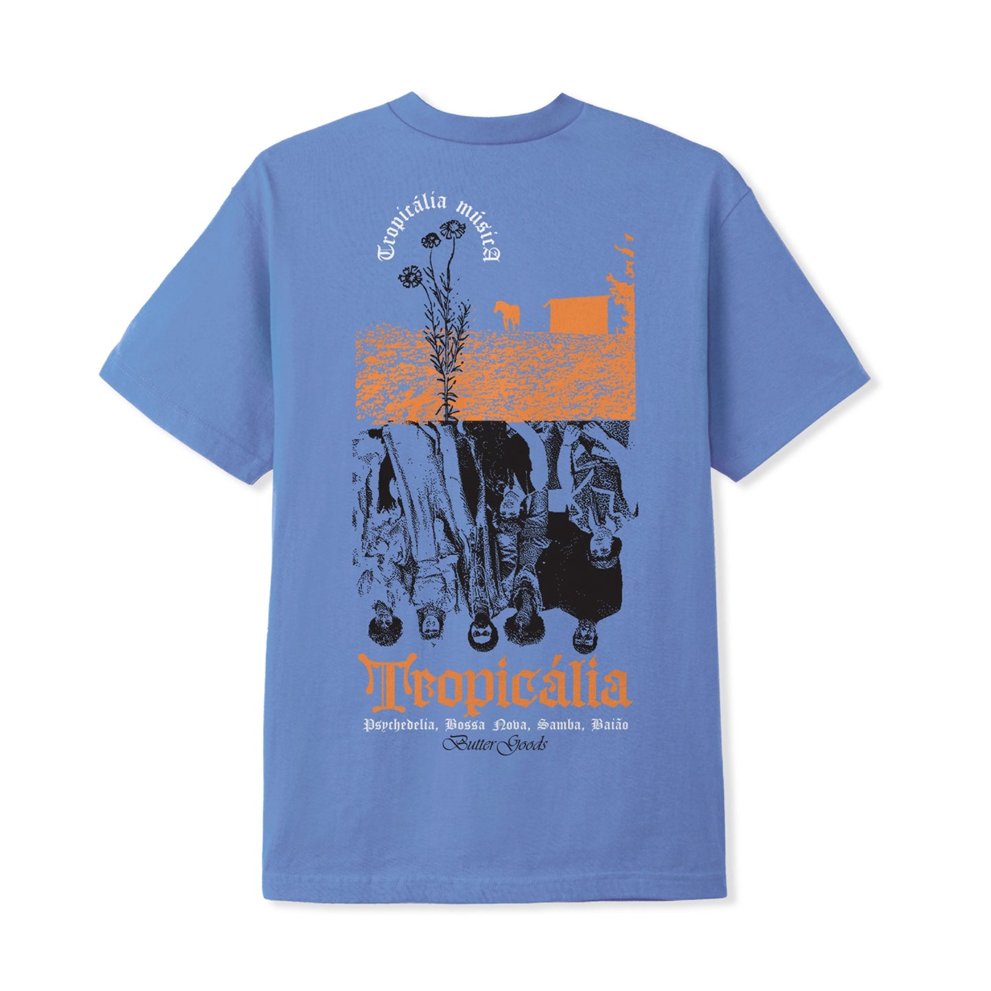 Tropicalia Tee - Periwinkle