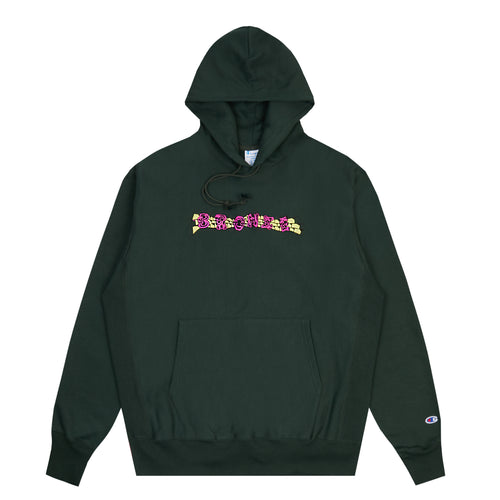 Skullz Hoodie - Dark Green