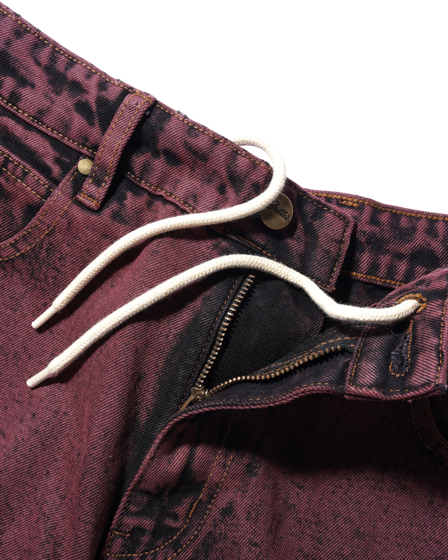 Weathergear Heavyweight Denim Jeans - Plum Wash