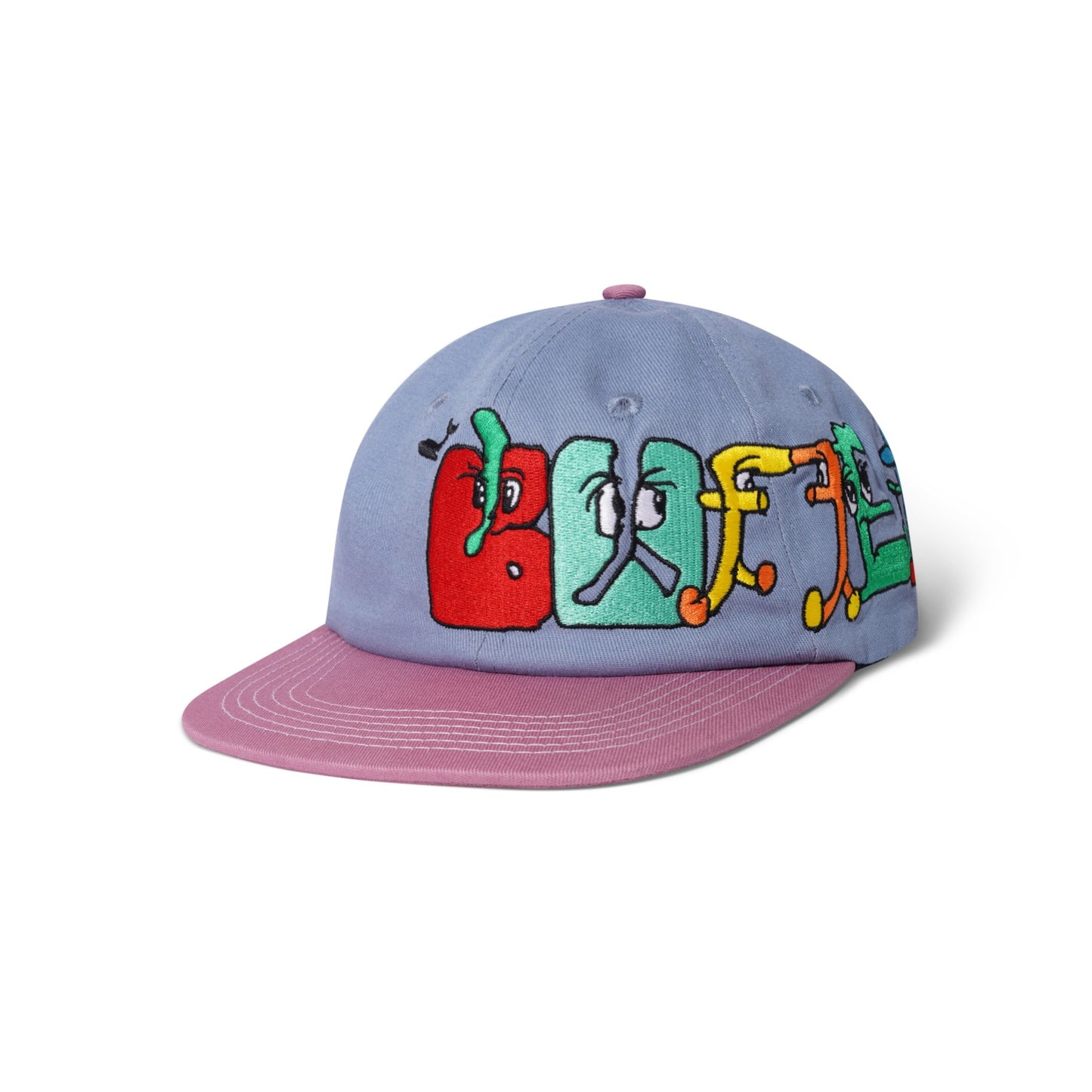 Zorched 6 Panel Cap - Slate / Berry