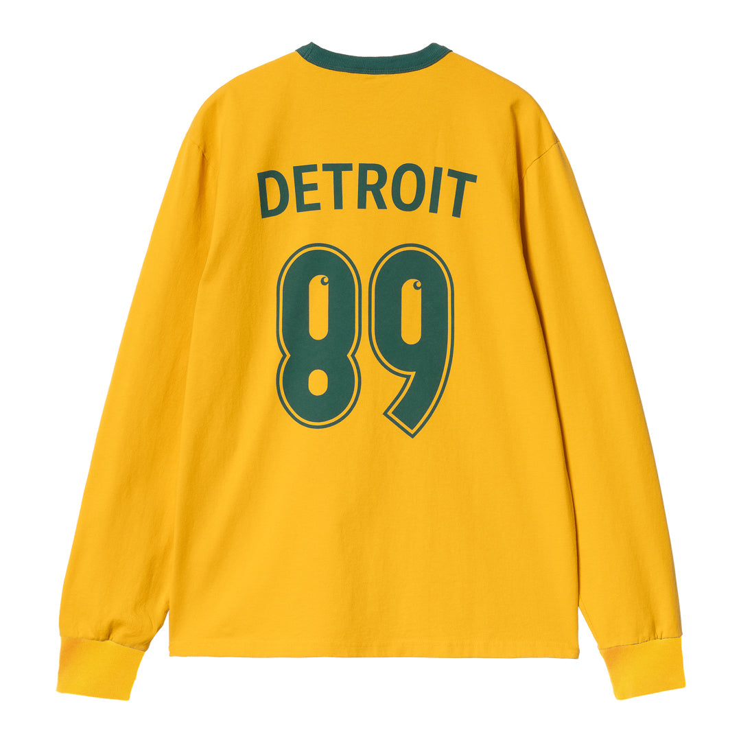 L/S 89 Ringer - Quince / Rainforest