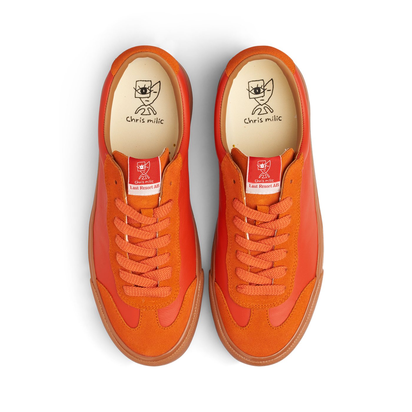 VM004 Milic Leather / Suede Lo - Duo Orange / Gum
