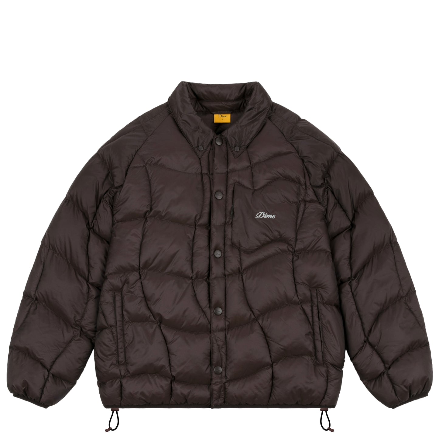 Midweight Wave Puffer Jacket - Espresso
