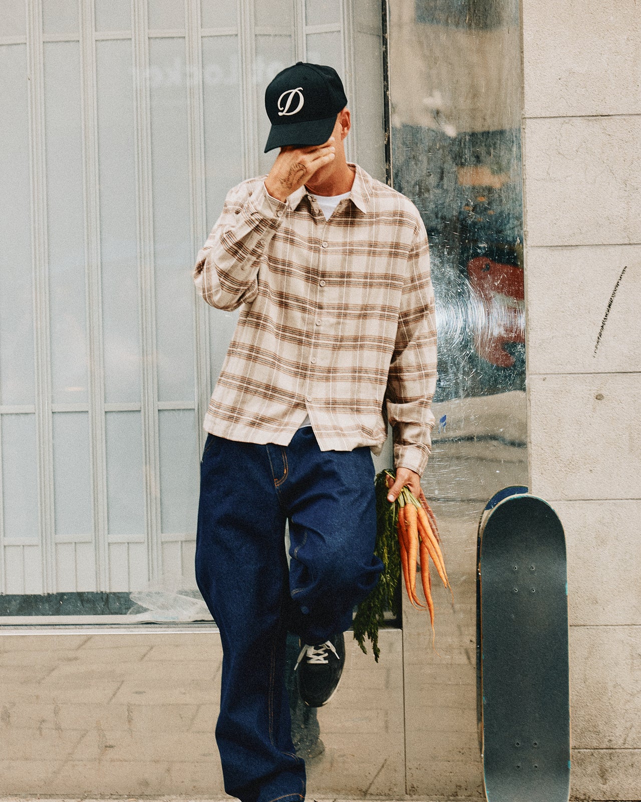 D Full Fit Cap - Black