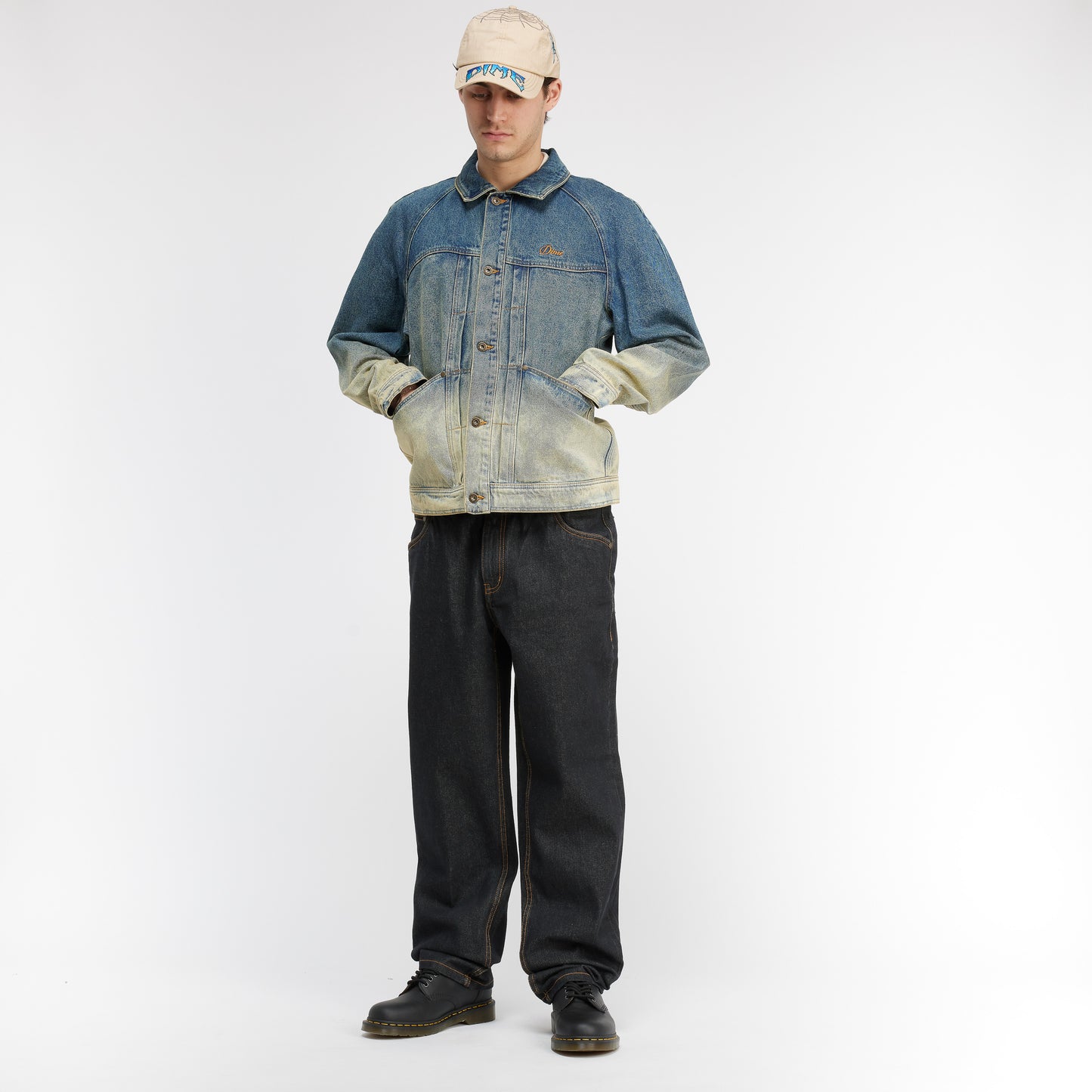 Denim Jacket - Dipped Sandblasted Indigo