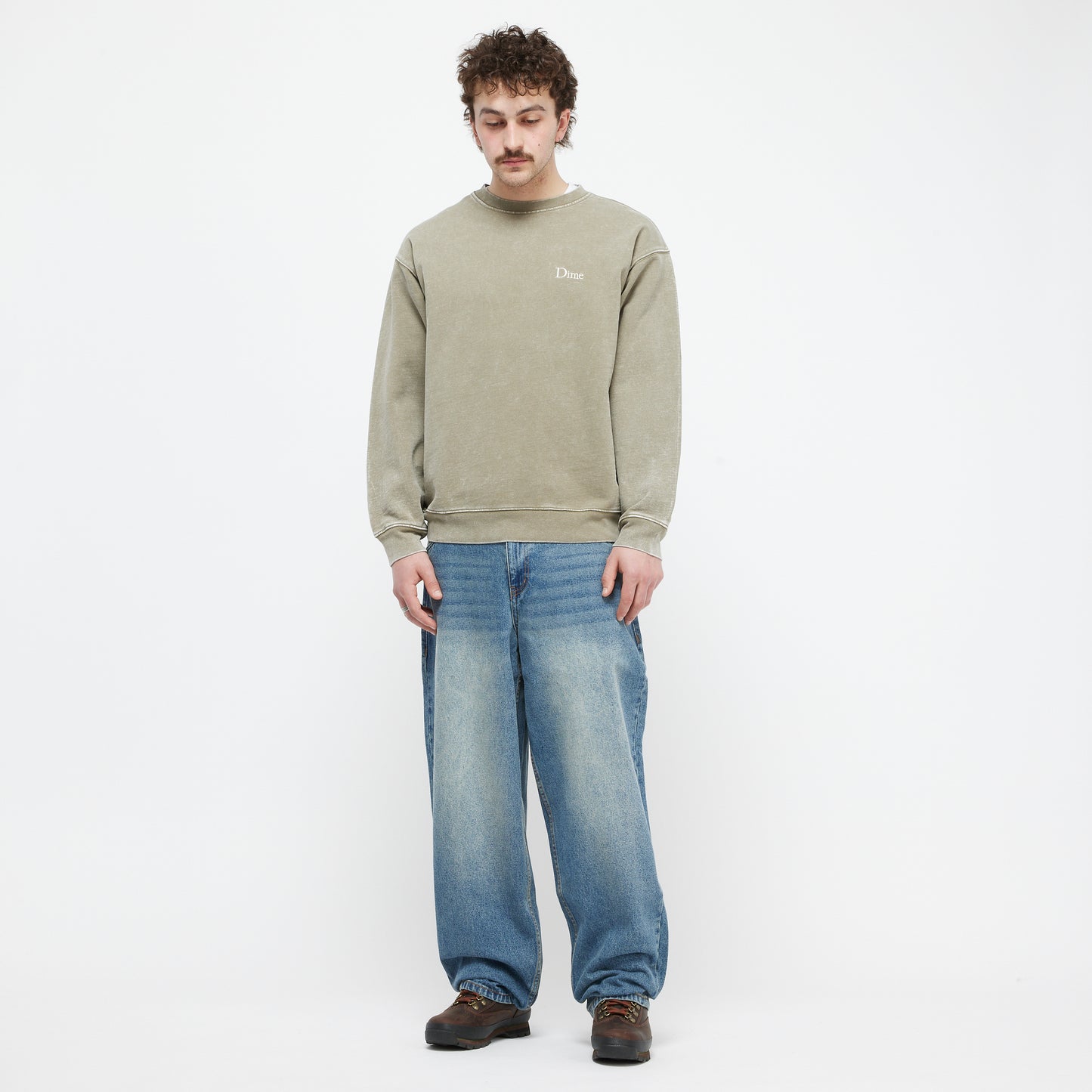 Dime Classic Baggy Denim Pants - Sandblasted Indigo