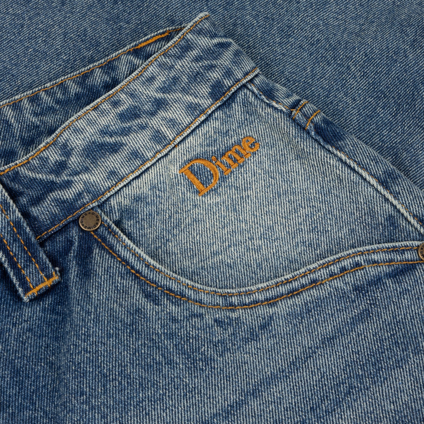 Dime Classic Baggy Denim Pants - Sandblasted Indigo