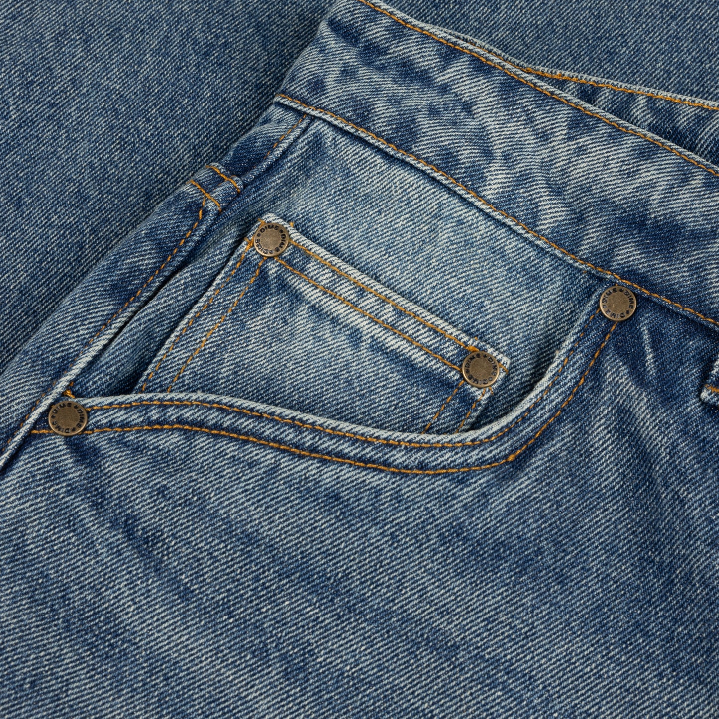 Dime Classic Baggy Denim Pants - Sandblasted Indigo