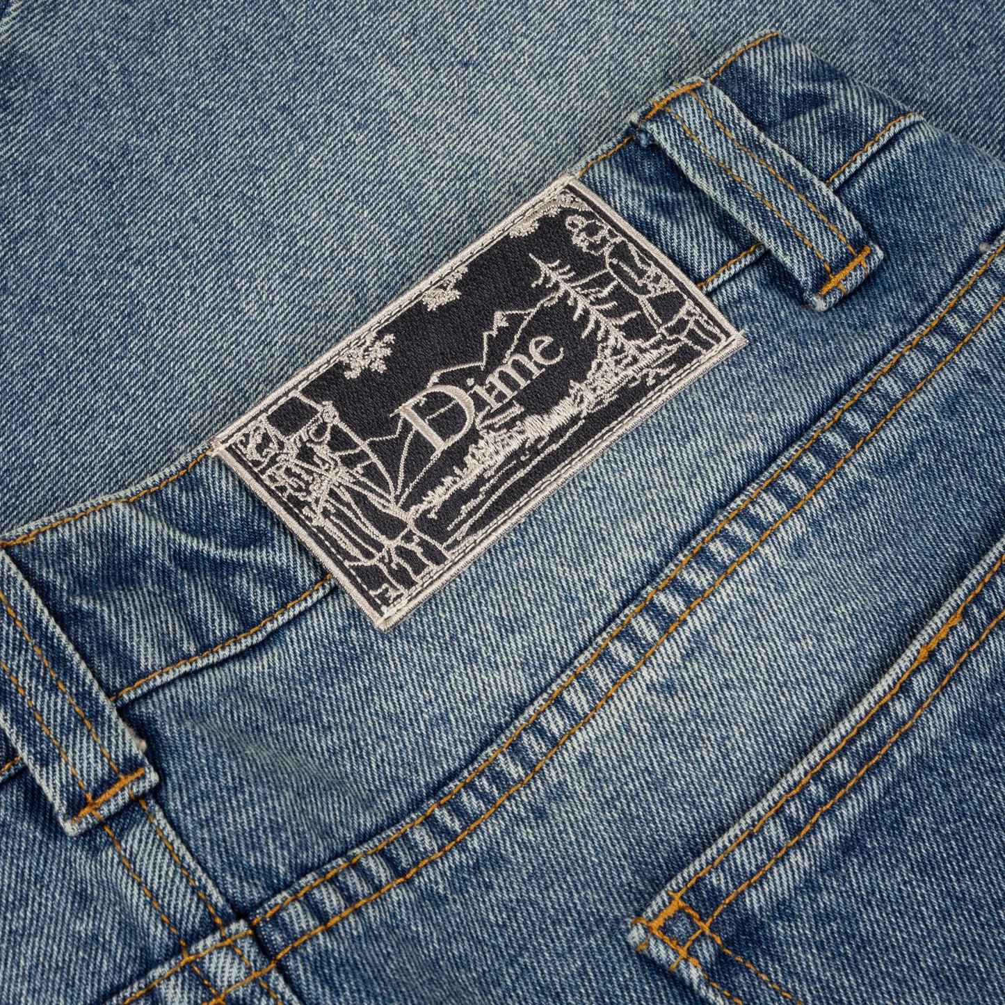 Dime Classic Baggy Denim Pants - Sandblasted Indigo