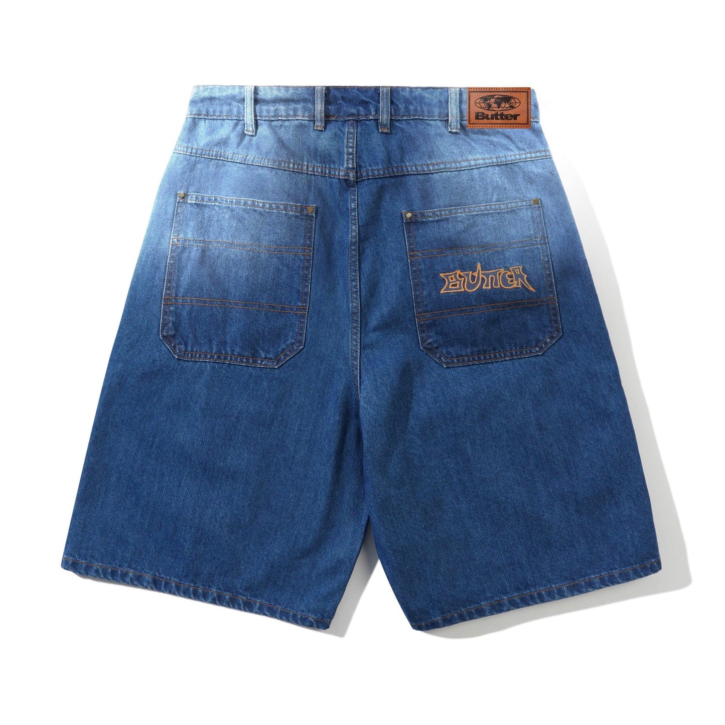 Encounter Denim Shorts - Washed Slub Blue