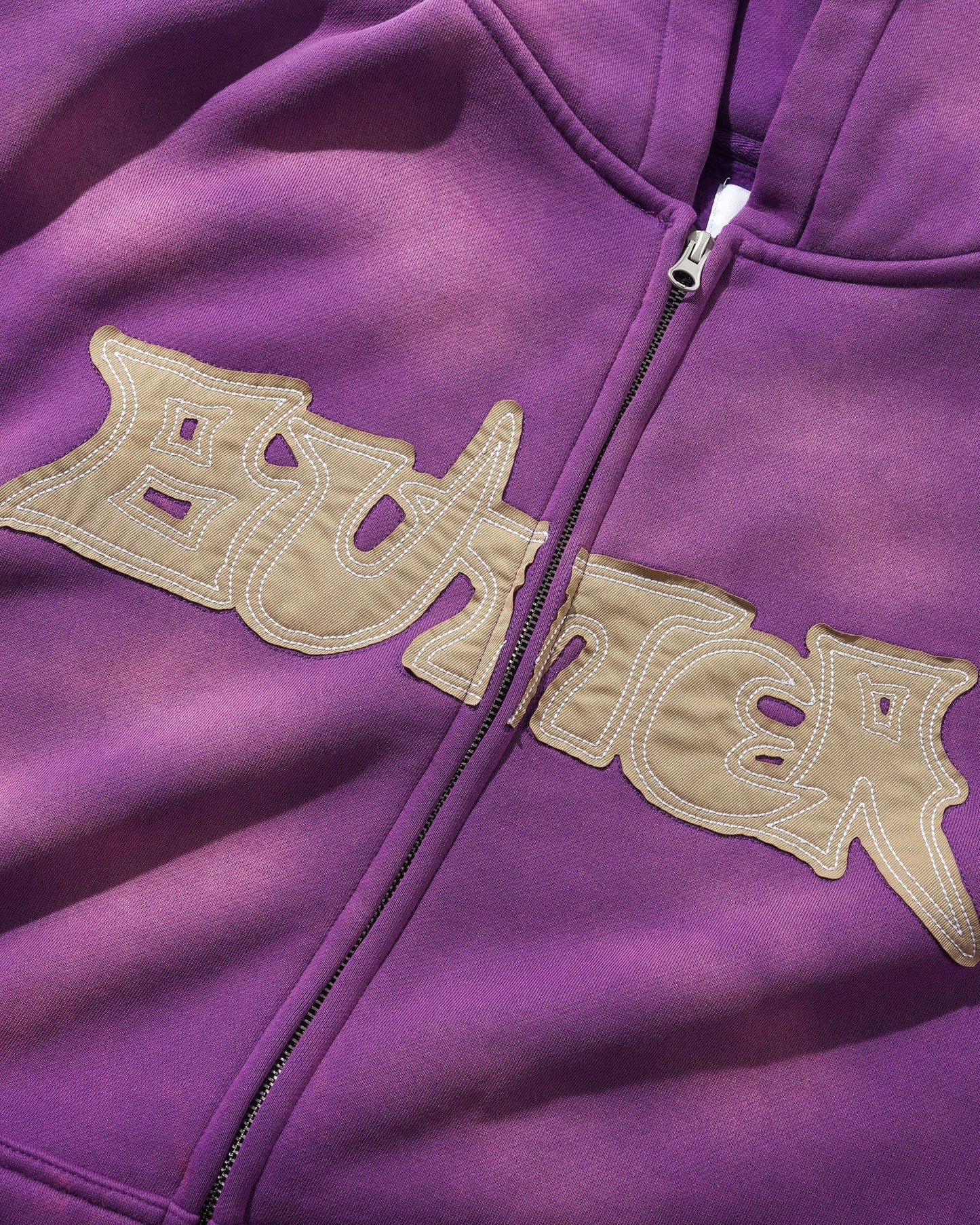 Encounter Zip-Thru Hoodie - Washed Purple