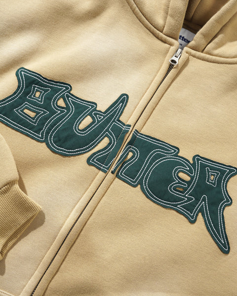 Encounter Zip-Thru Hoodie - Washed Tan