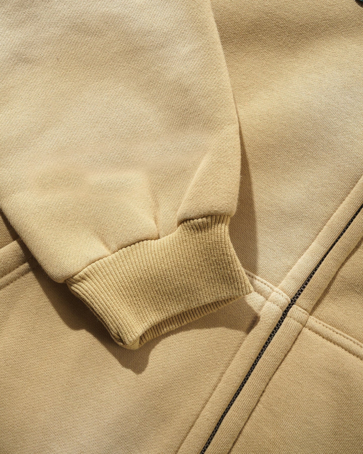 Encounter Zip-Thru Hoodie - Washed Tan