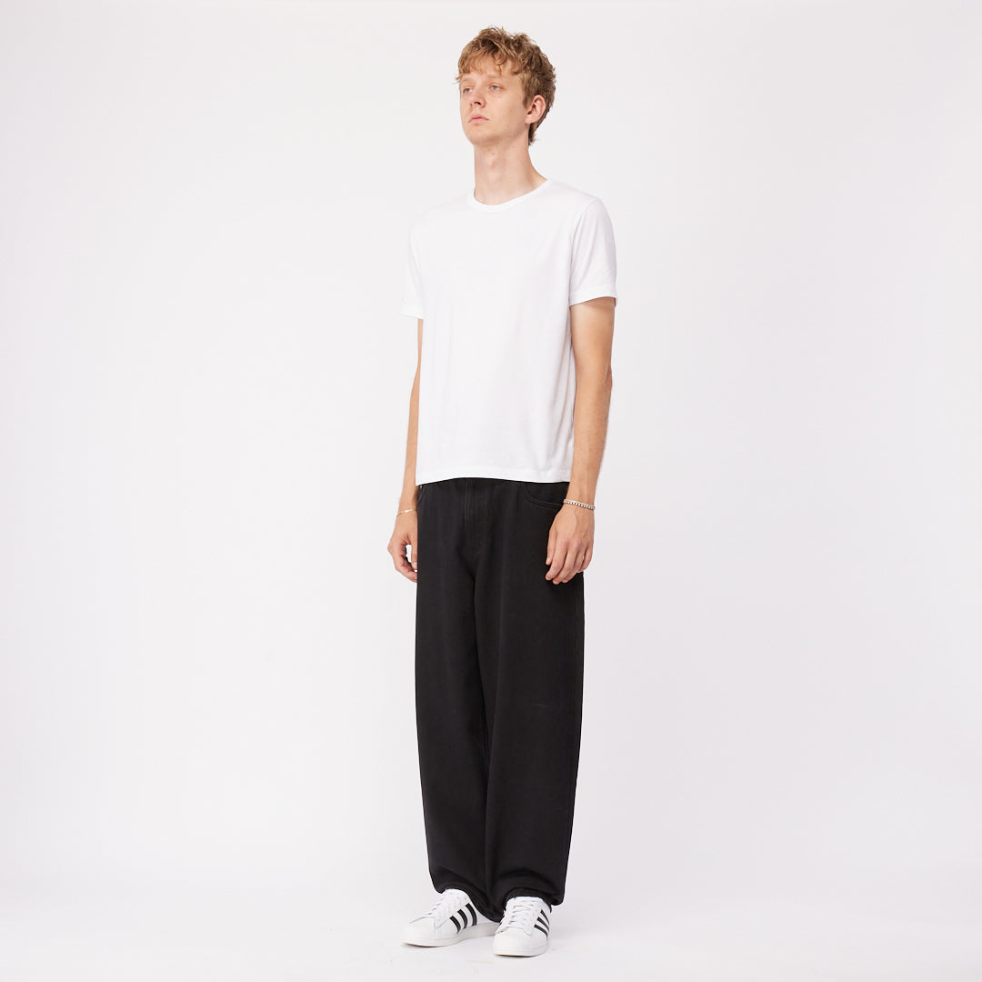 Baggy Denim Pants - Black