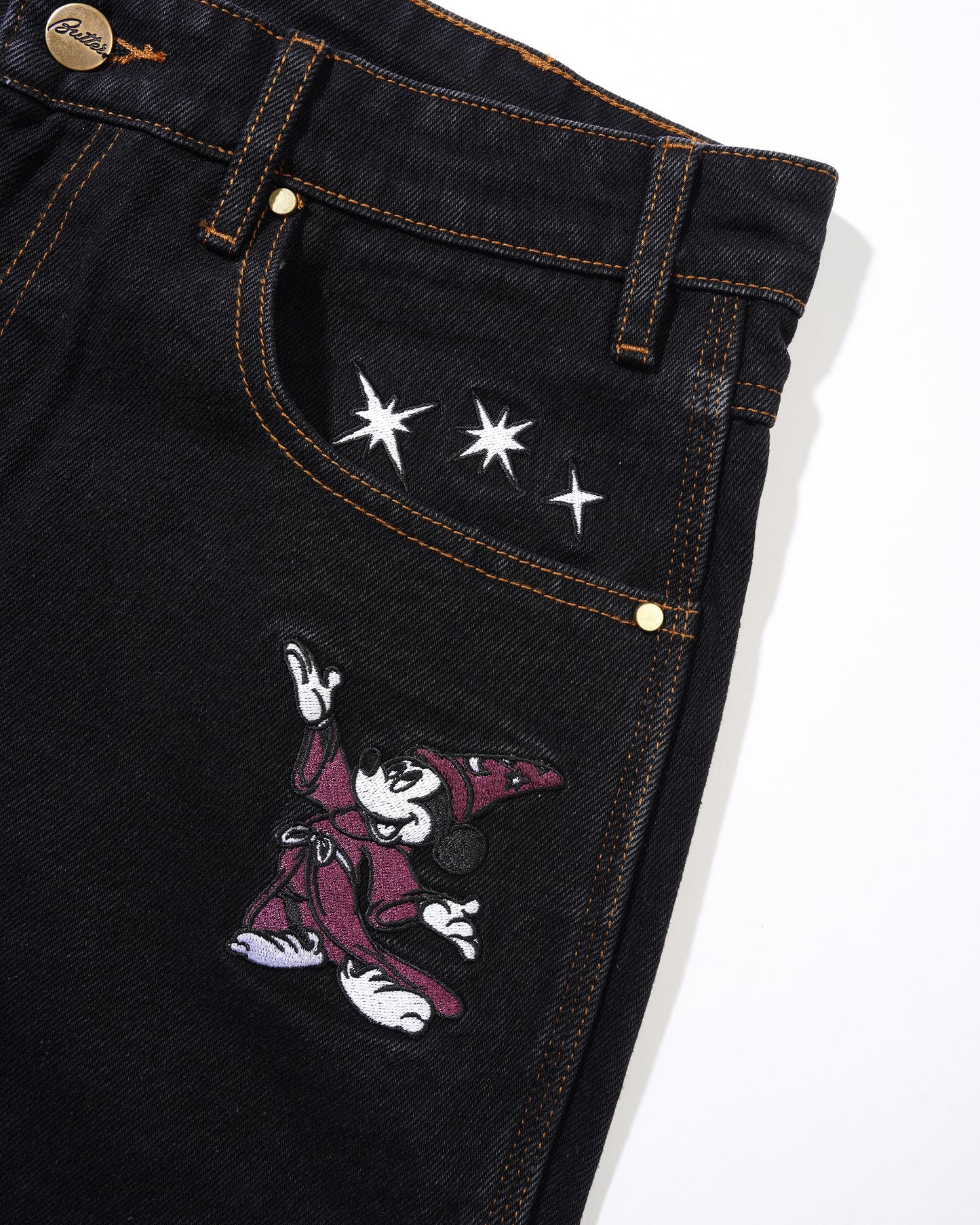 Fantasia Baggy Denim Jeans - Washed Black