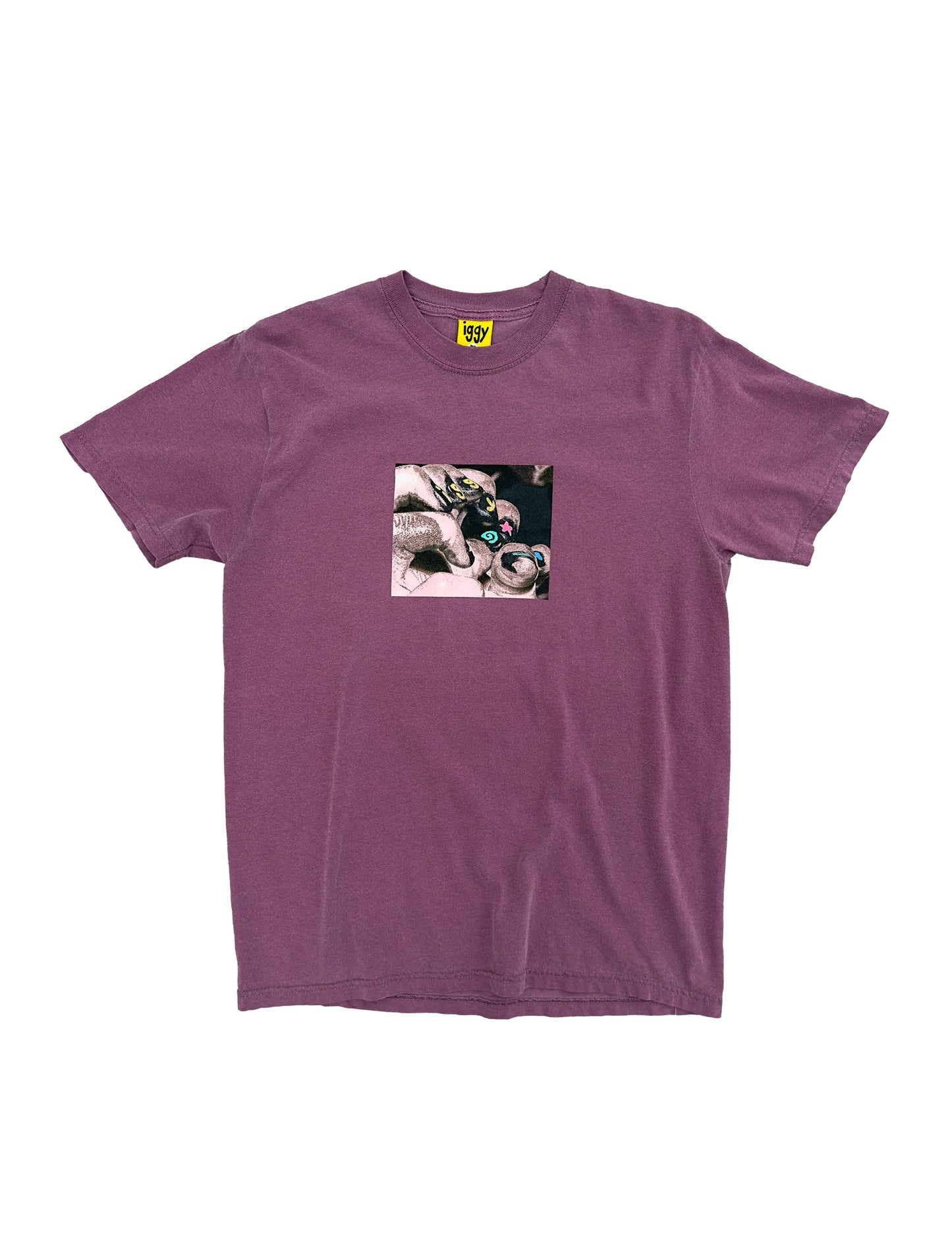 Fingernails Tee - Washed Purple