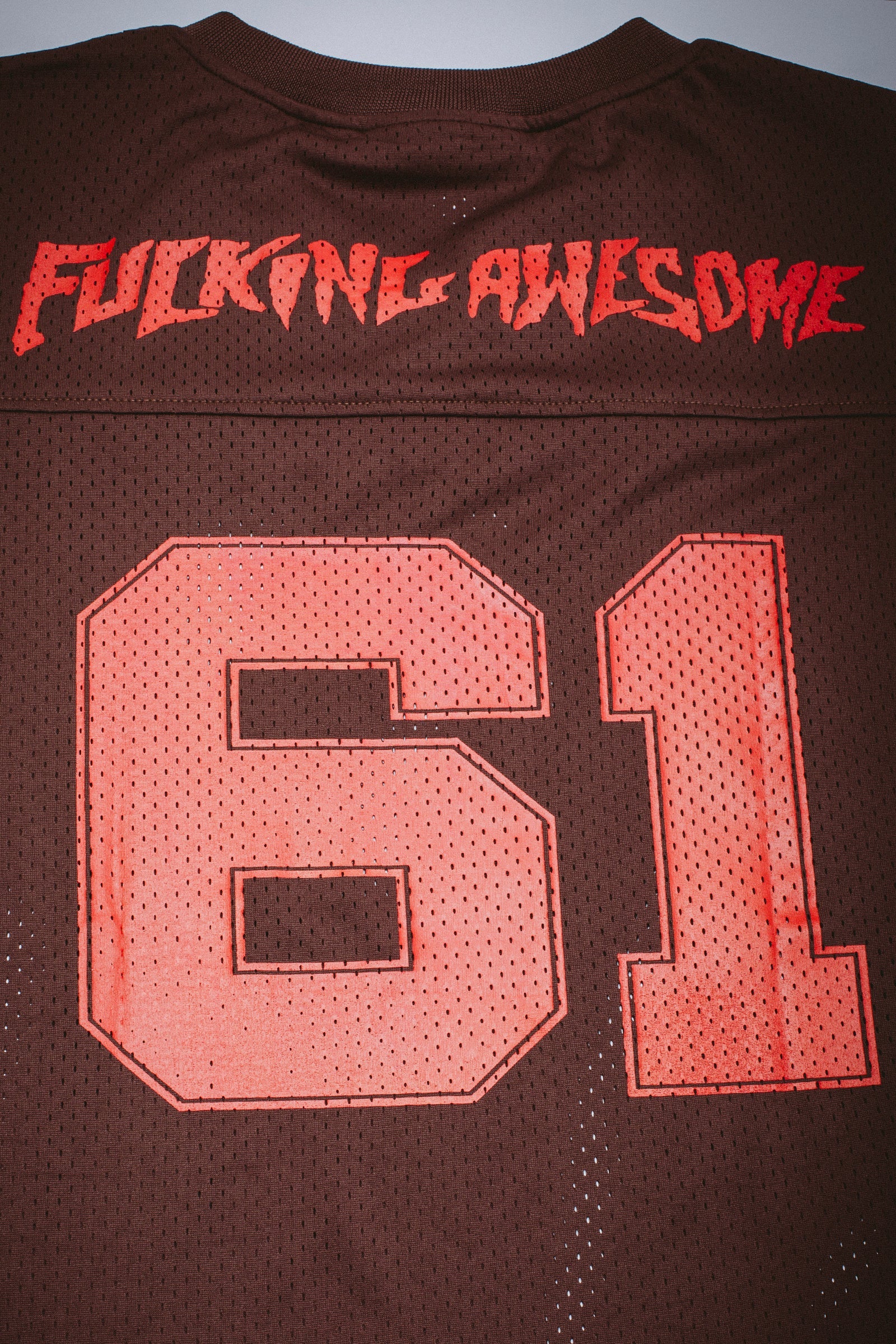 Fucking_Awesome_Stamp_Logo_Practice_Jersey_Brown_Back detalhe