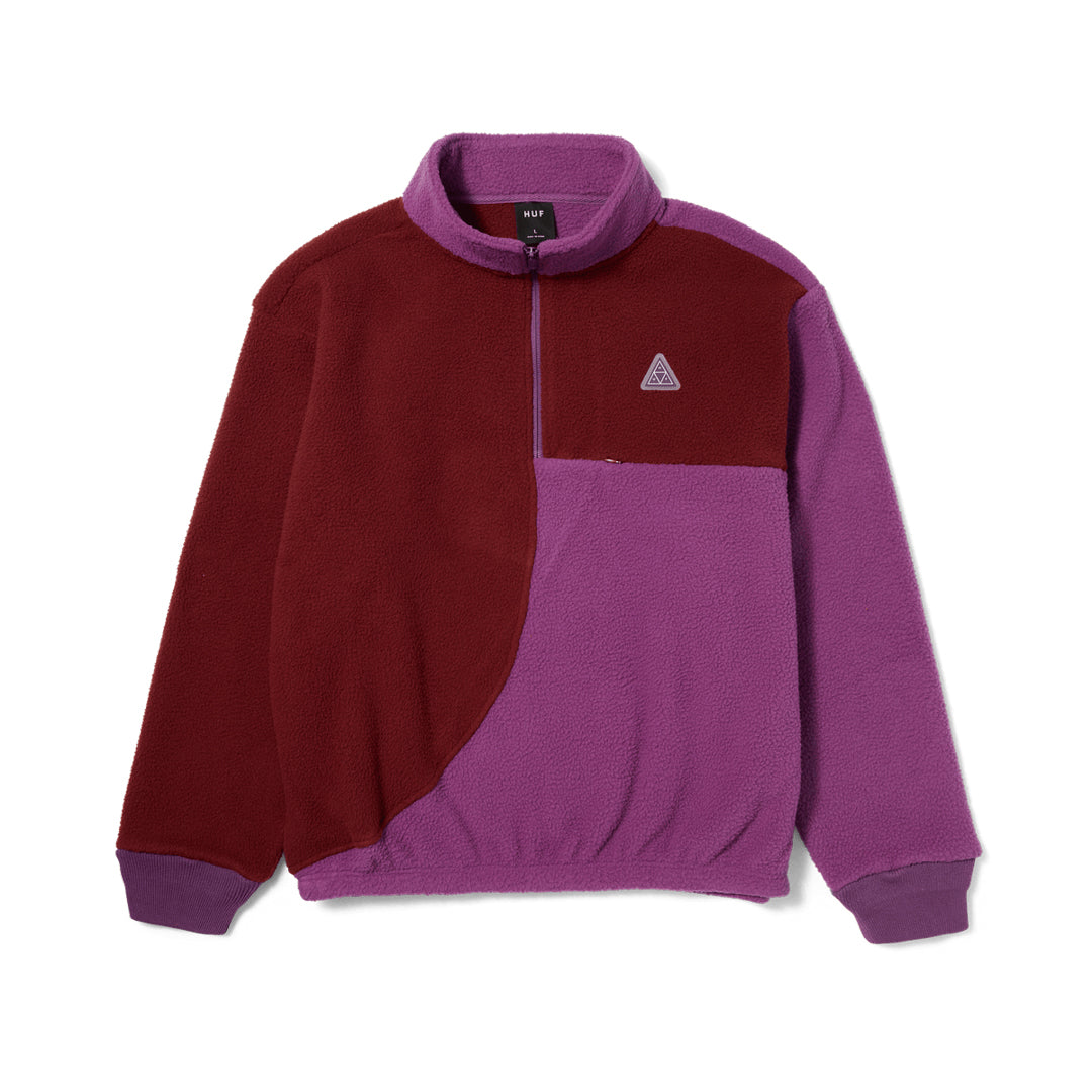 Expedition 1/4 Zip Pile Flece - Berry