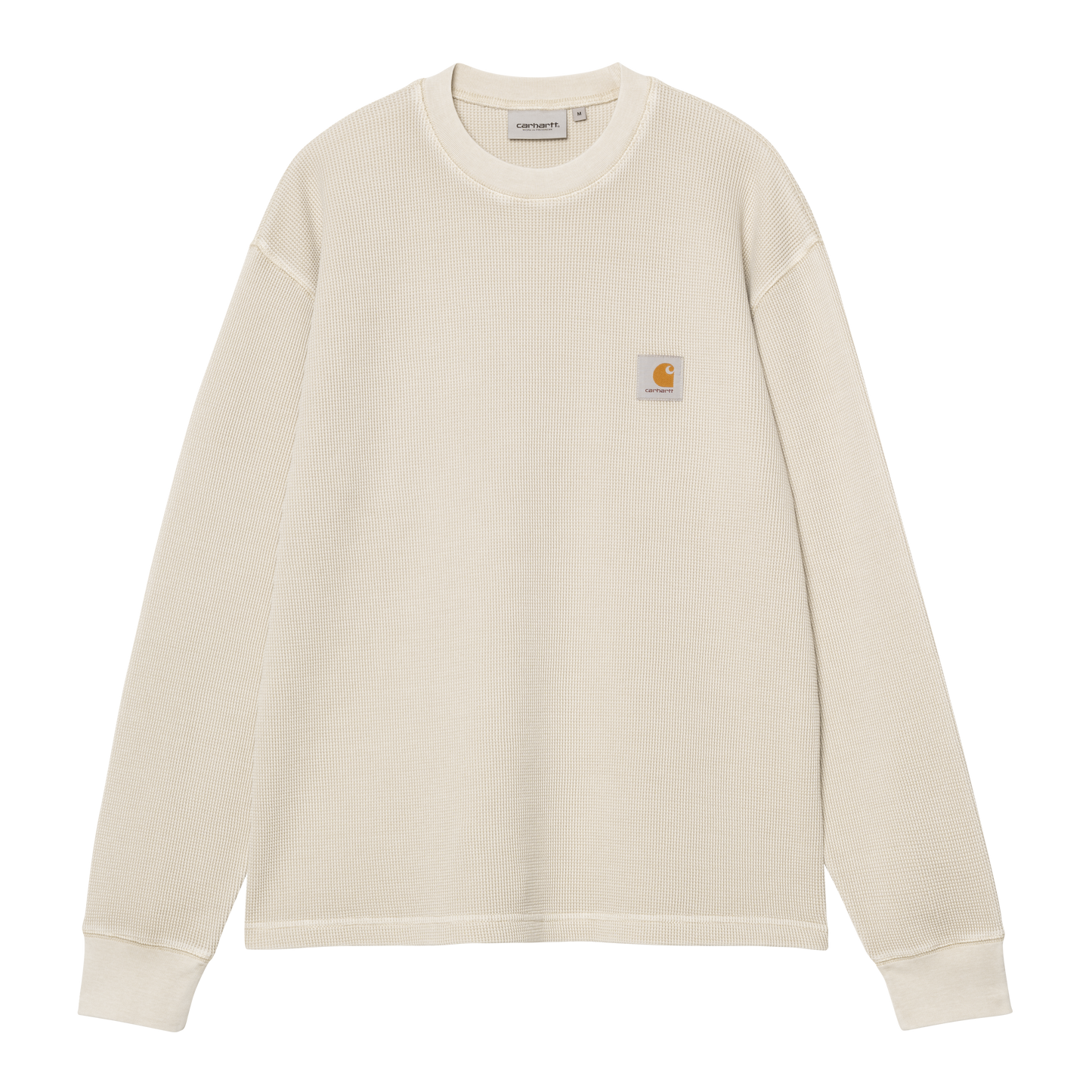 Vista LS Waffle Tee - Fleur De Sel, Garment dyed