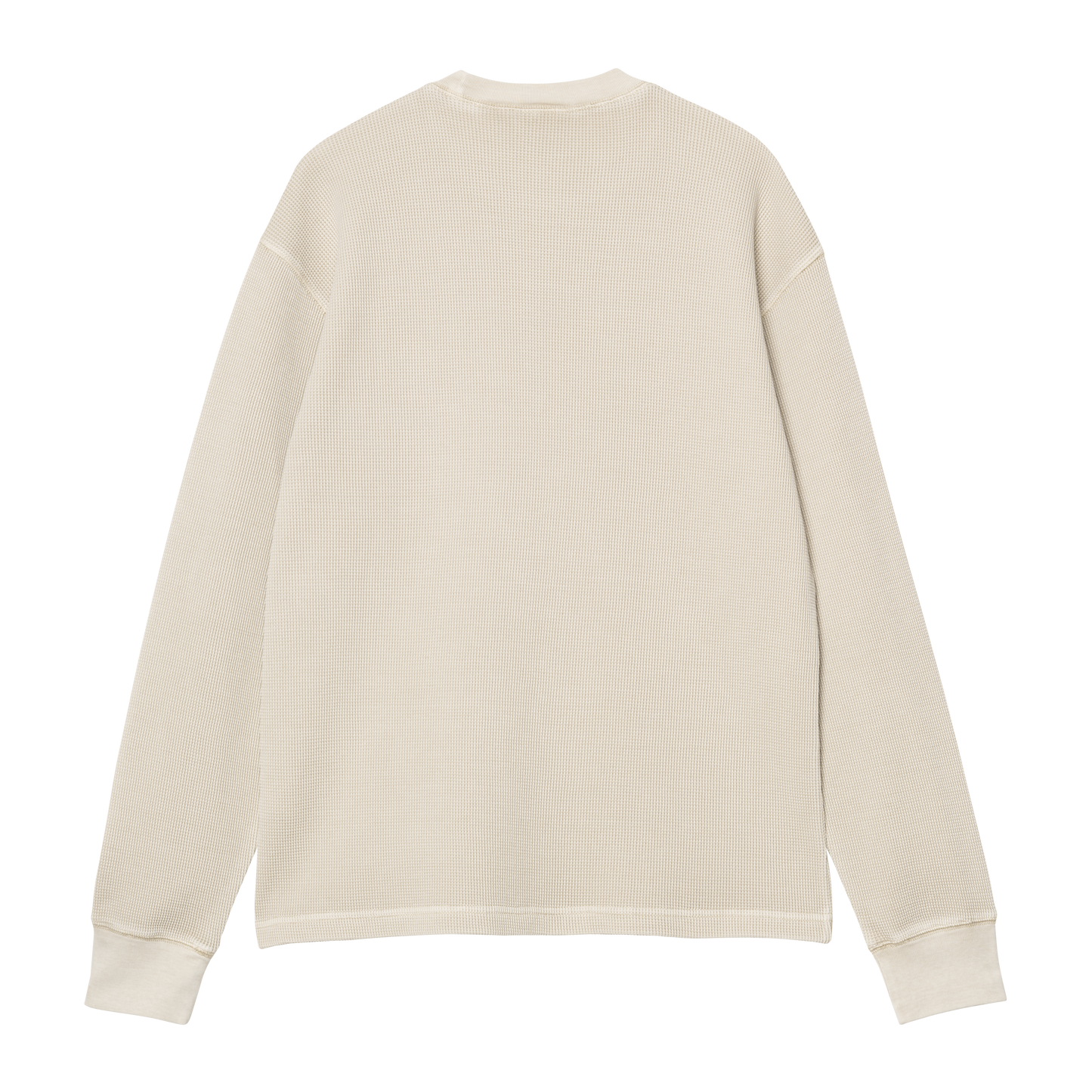 Vista LS Waffle Tee - Fleur De Sel, Garment dyed