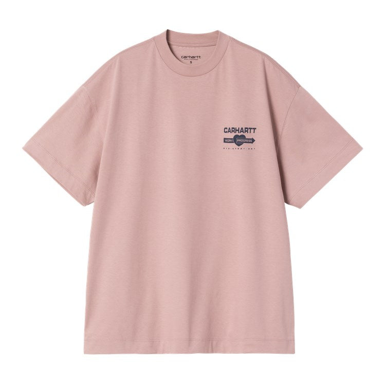 W' Modal Tee - Glassy Pink