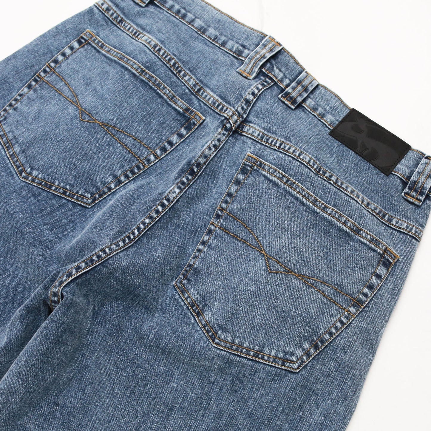Ivory Slub Jeans - Light Denim