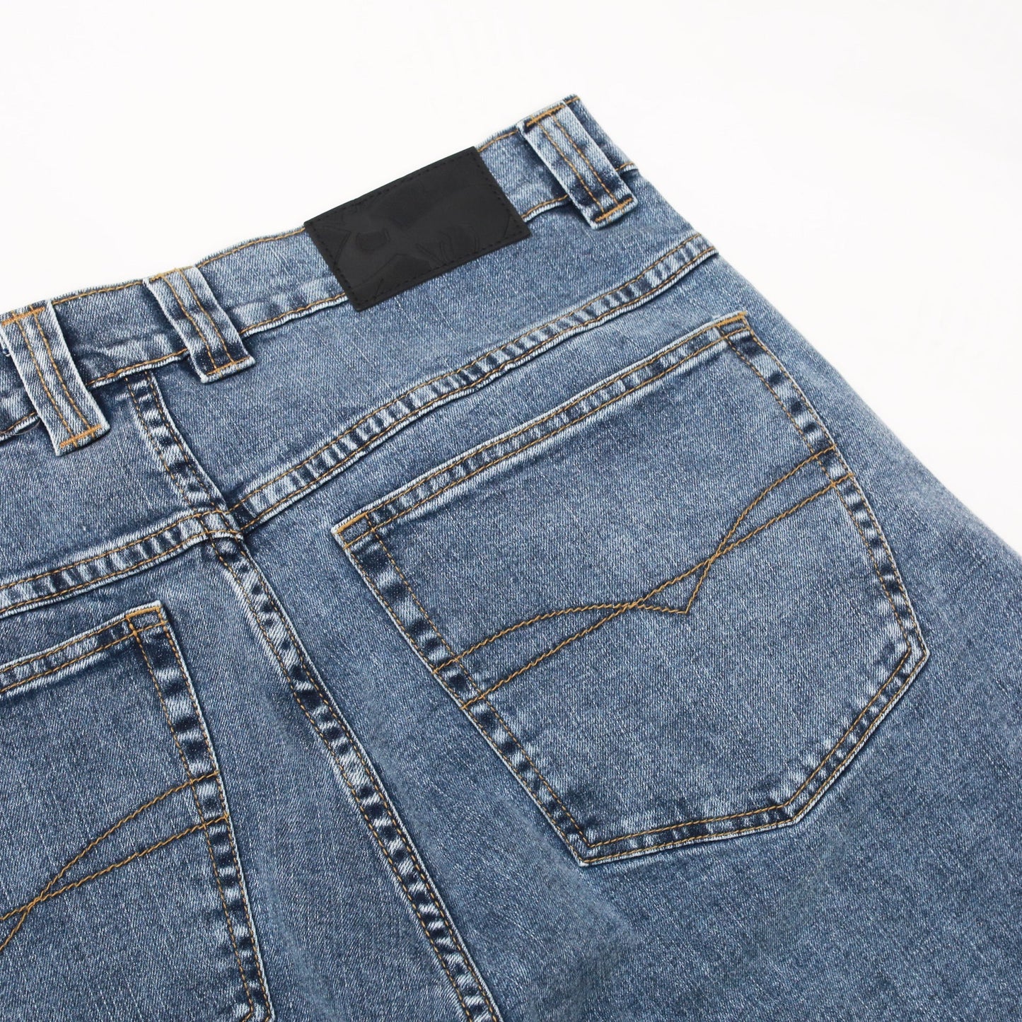 Ivory Slub Jeans - Light Denim