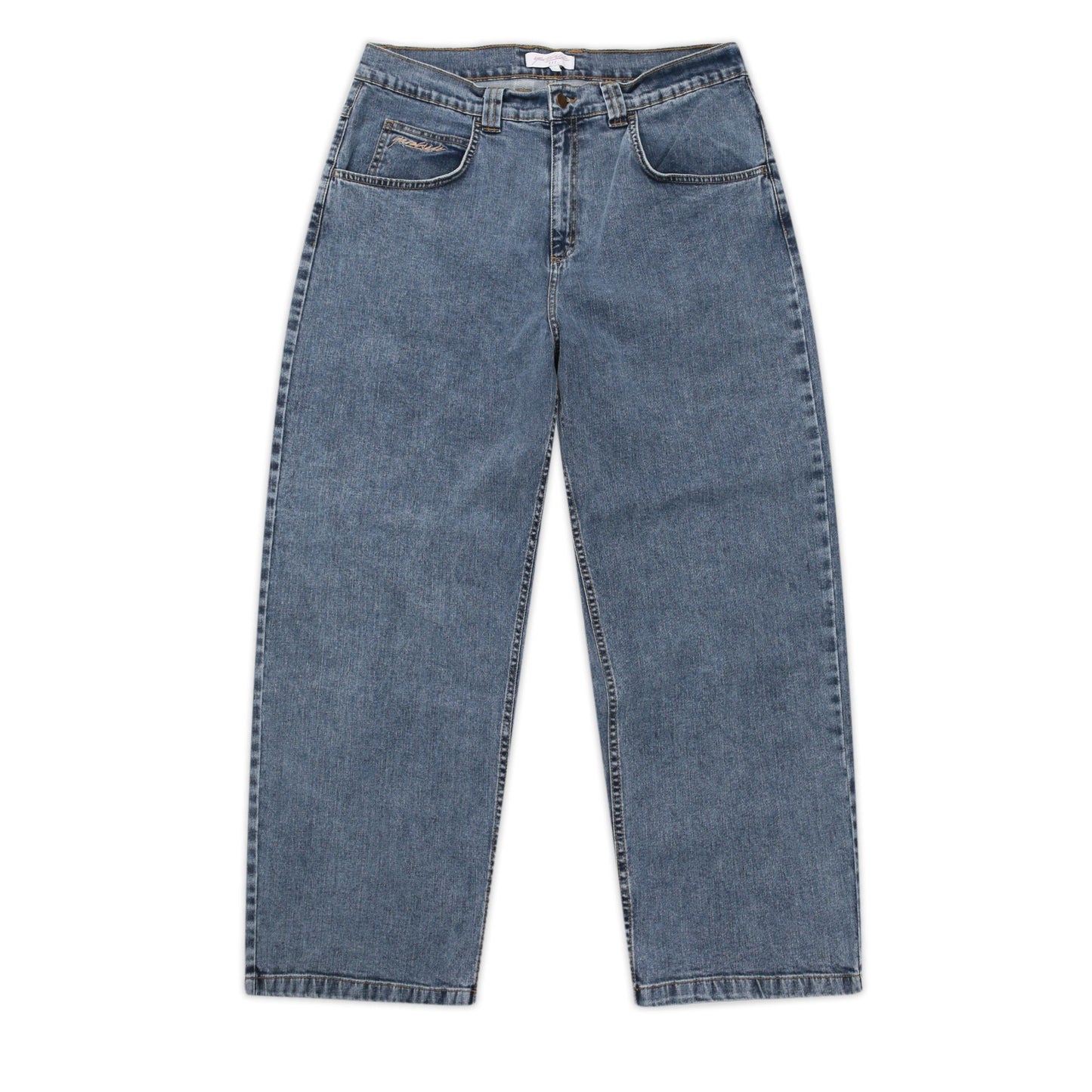 Ivory Slub Jeans - Light Denim