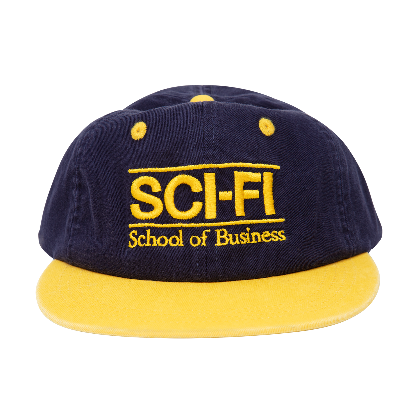 School of Business Cap - Navy / Yellow