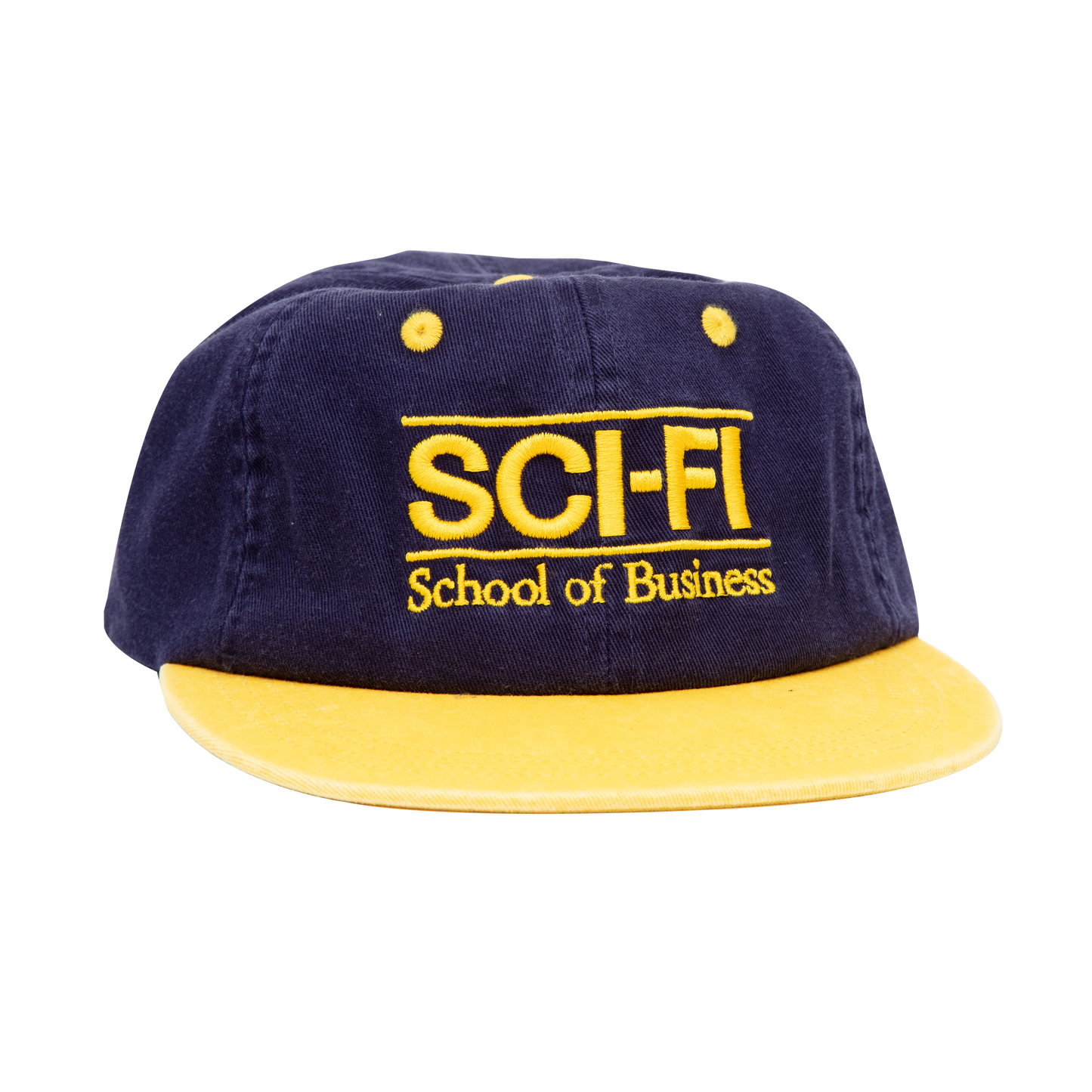 School of Business Cap - Navy / Yellow