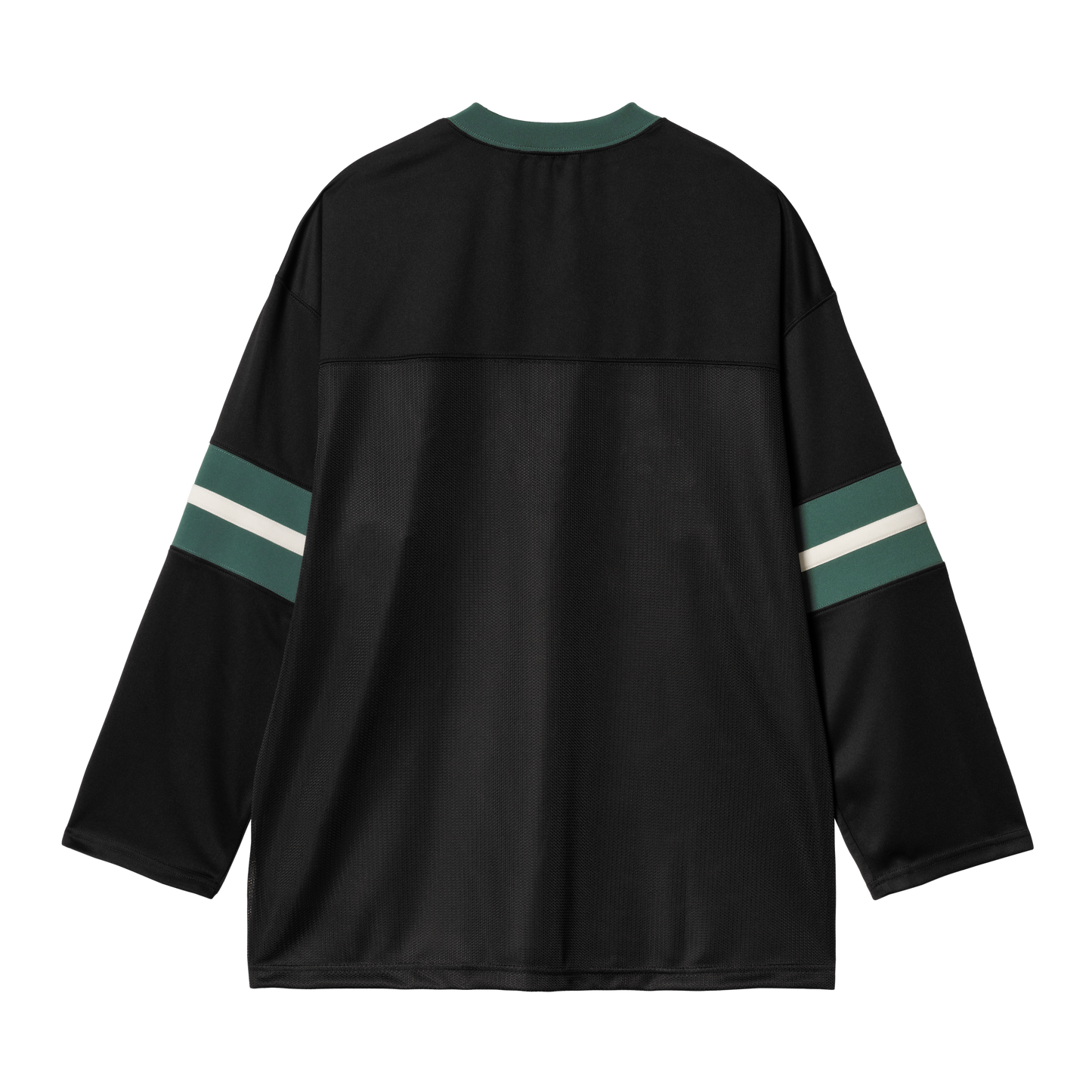 L/S Detroit Mesh Tee - Black / Conifer / Wax