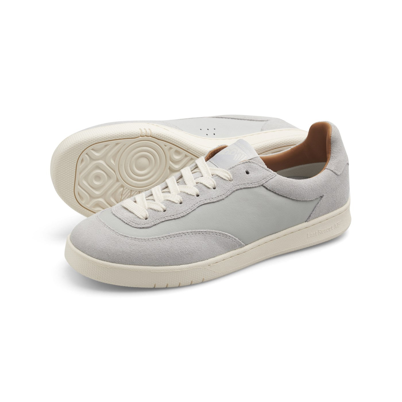 CM001 Suede / Leather Lo - Lt Grey / White